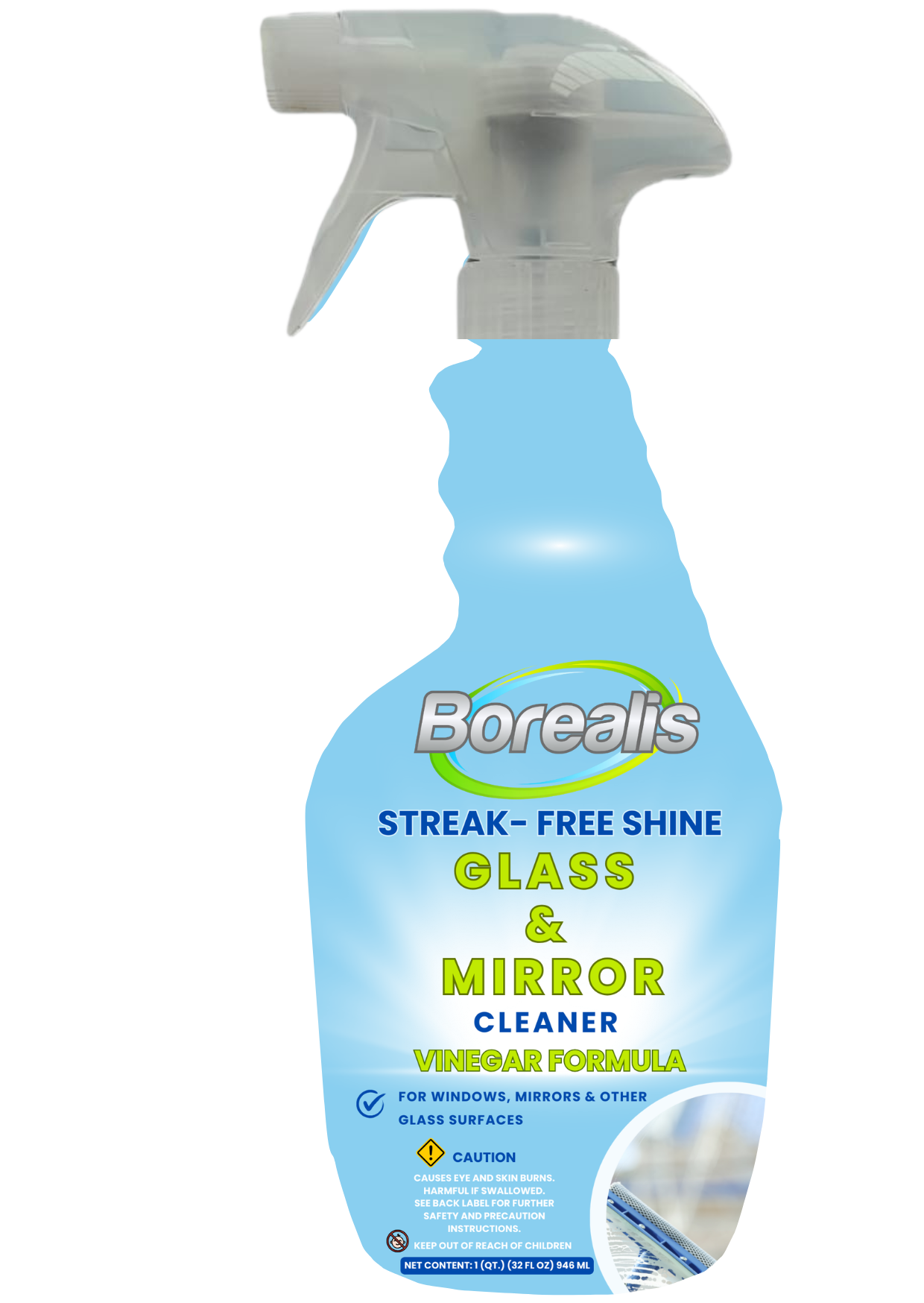 Streak- Free Shine Glass & Mirror Cleaner